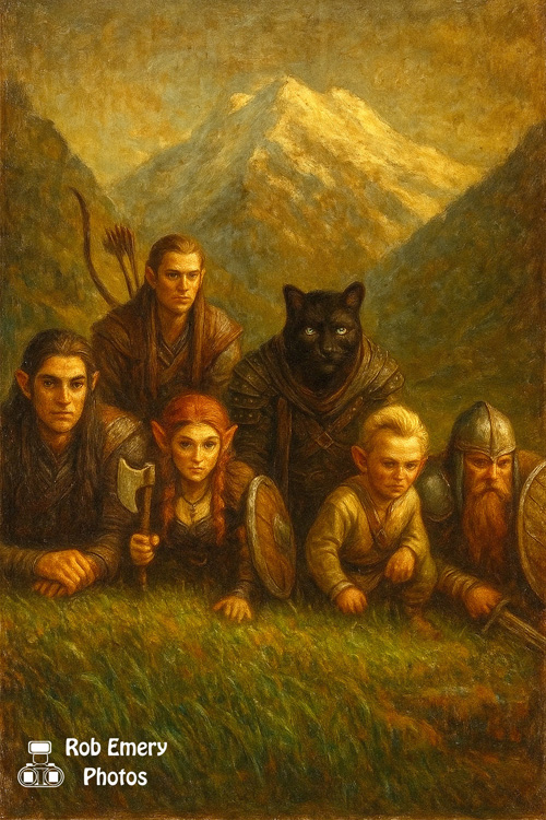 Taking a look at the opposition before heading in to the fort